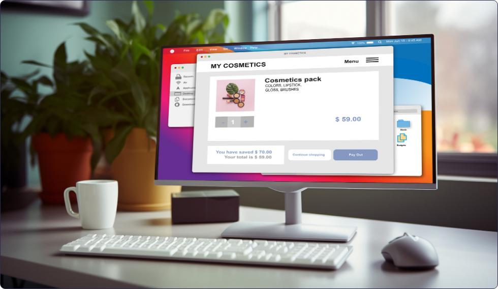 Esposizione prodotti per e-commerce